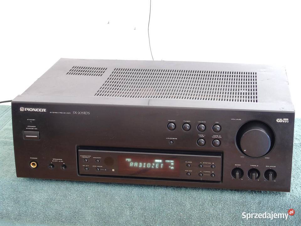 Japoński amplituner Pioneer SX205 RDS 370 wat sprzedam