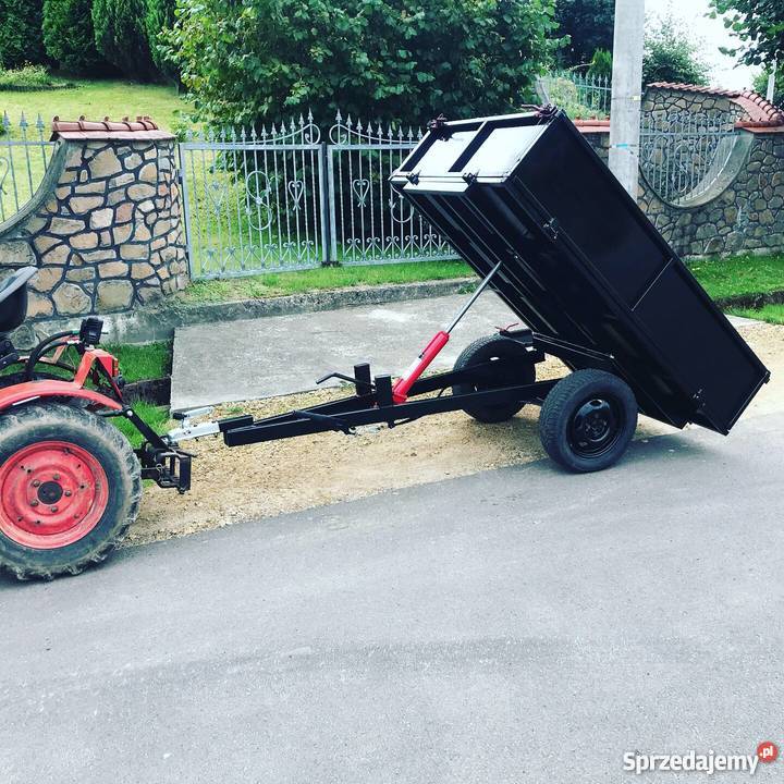 Przyczepa ogrodowa płaskie dno kiprowana nieuszkodzony małopolskie Olkusz