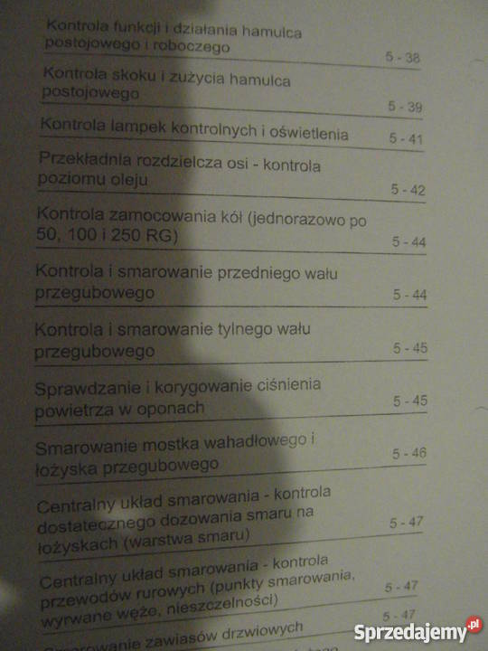 INSTRUKCJA OBSŁUGI DTR ŁADOWARKA LIEBHERR L542 i sprzedam