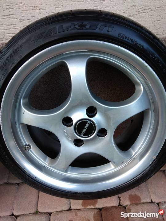 Felgi borbet t 16 75 cala 4x100 z oponami aluminiowe