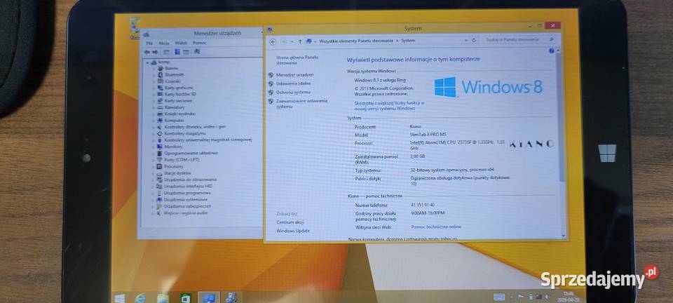 Kiano SlimTab 8 PRO 2GB32GBWin 81Office Sosnowiec