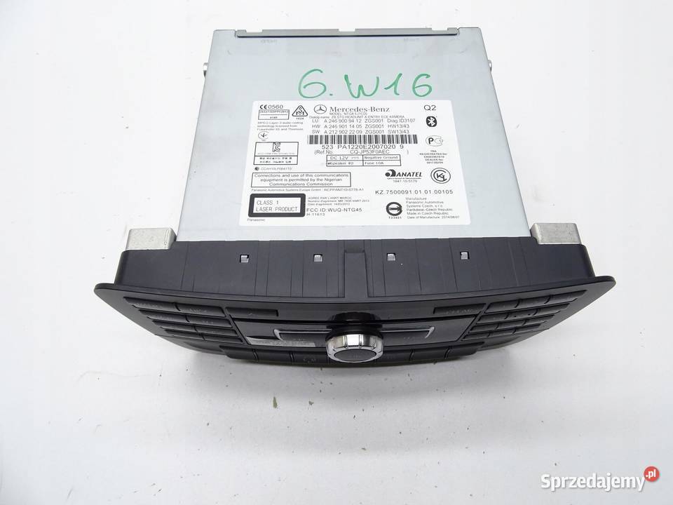 RADIO NAVIGACJA NAVI PANEL A2469009412 MERCEDES sprzedam