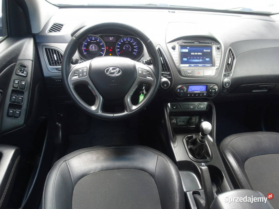 Hyundai ix35 16i Półskóra Klimatronik Alu Ledy centralny zamek Częstochowa