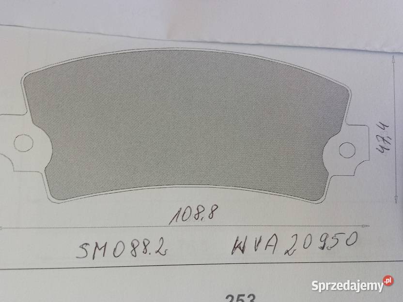 Klocki hamulcowe kpl przód FIAT 131 900 TE 900 osobowe Olsztyn