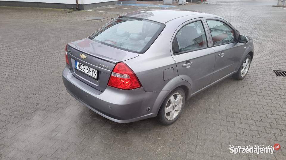 Chevrolet aveo 2008r 14 benzyna gaz uszkodzony