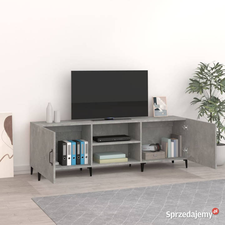 Szafka pod TV szarość betonu 150x30x50 WM812631 Warszawa