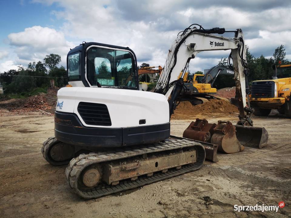 Bobcat E 80 Pług 3 Łyżki Klima Stan Koparki Cieszyn