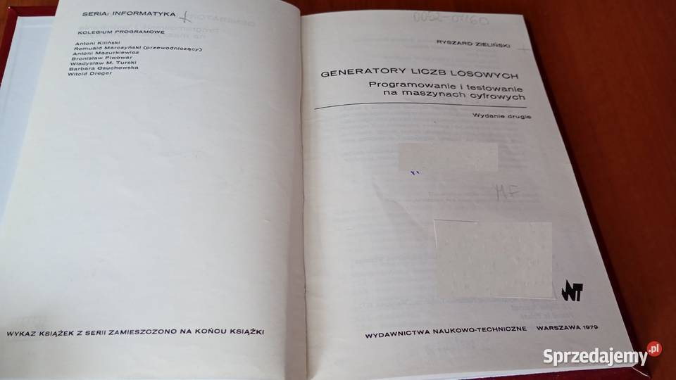 Generatory liczb losowych programowanie i Podręczniki Gdańsk