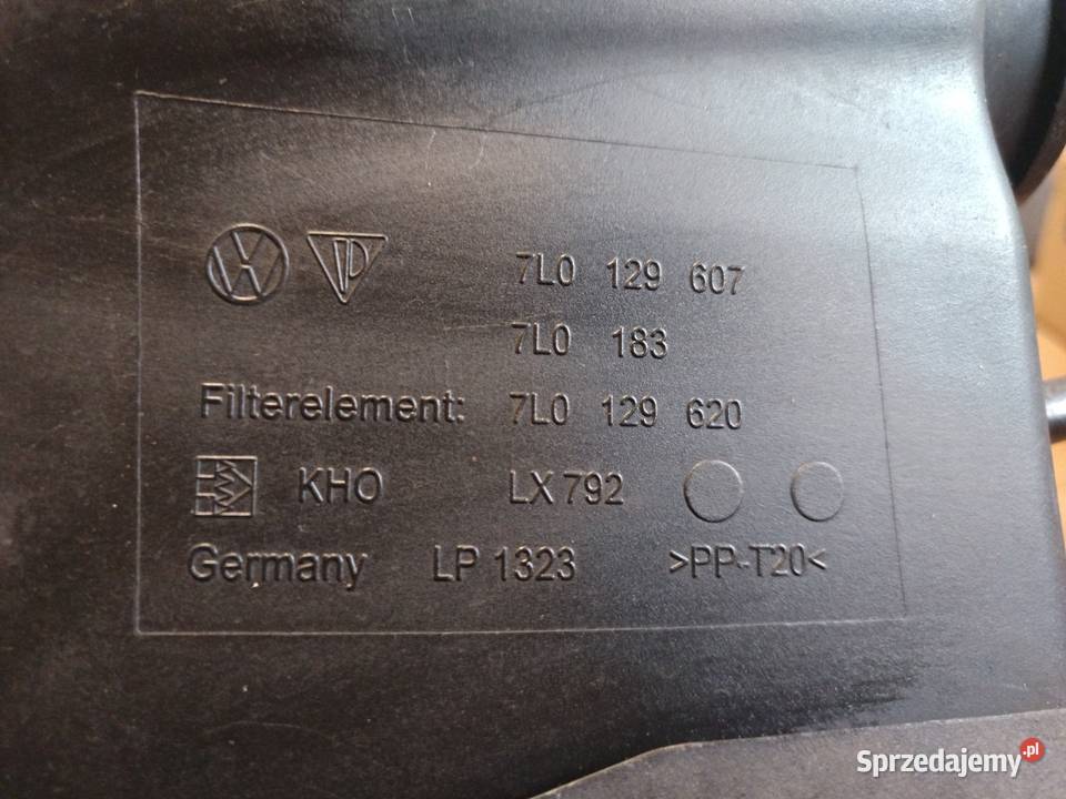 Obudowa filtra filtr przepływomierz TOUAREG 7L Inowrocław