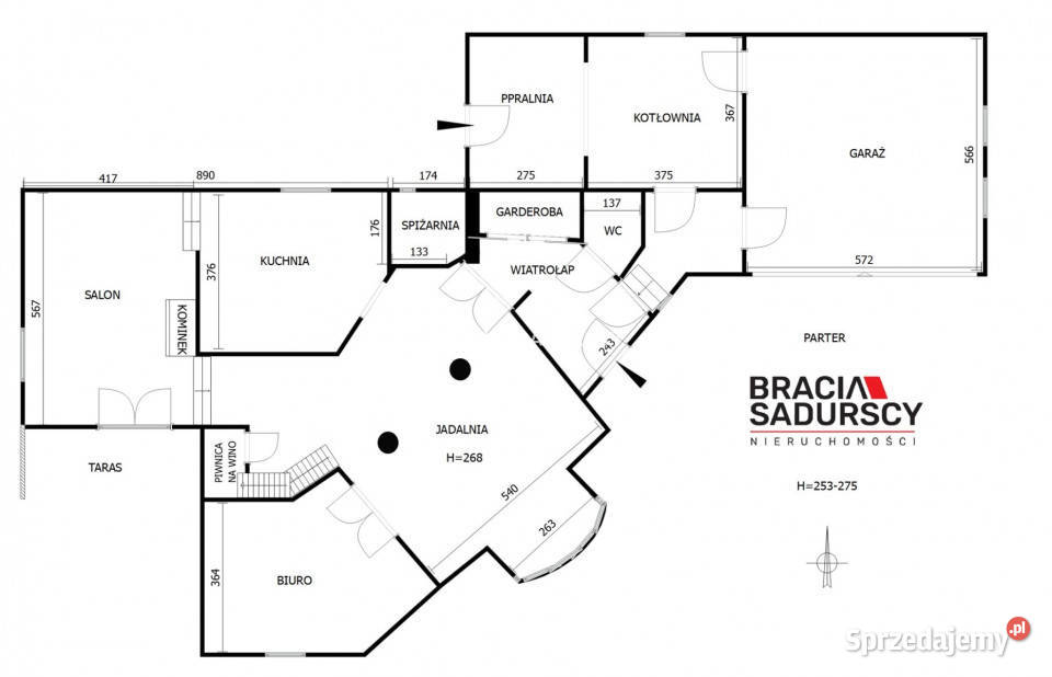 Ogłoszenie dom wolnostojący Balin Gwardzistów