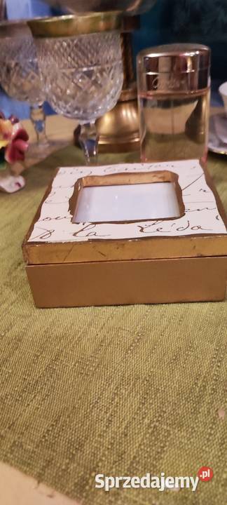 Piękne pudełko szkatułka na biżuterię Cartier