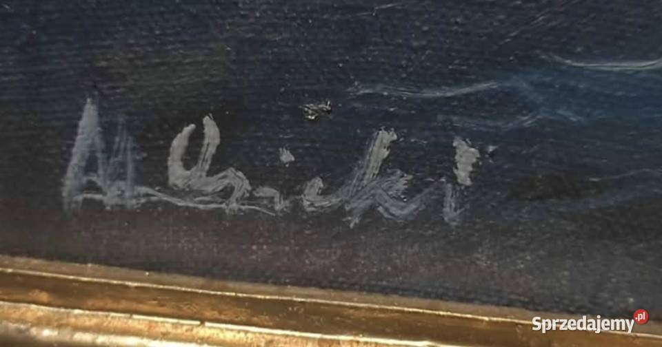 PEJZAŻ MORSKI OLEJ NA PŁÓTNIE 80x60