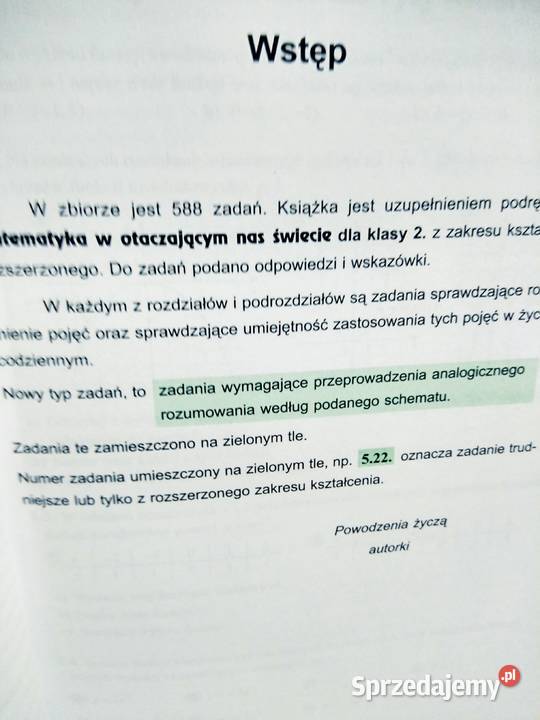 Zbiór zadań rozszerzenie 2 Podkowa Warszawa