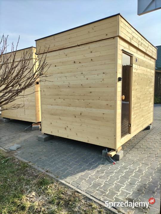 Sauna opalana drewnem z zewnątrz domek 2x3 z mazowieckie