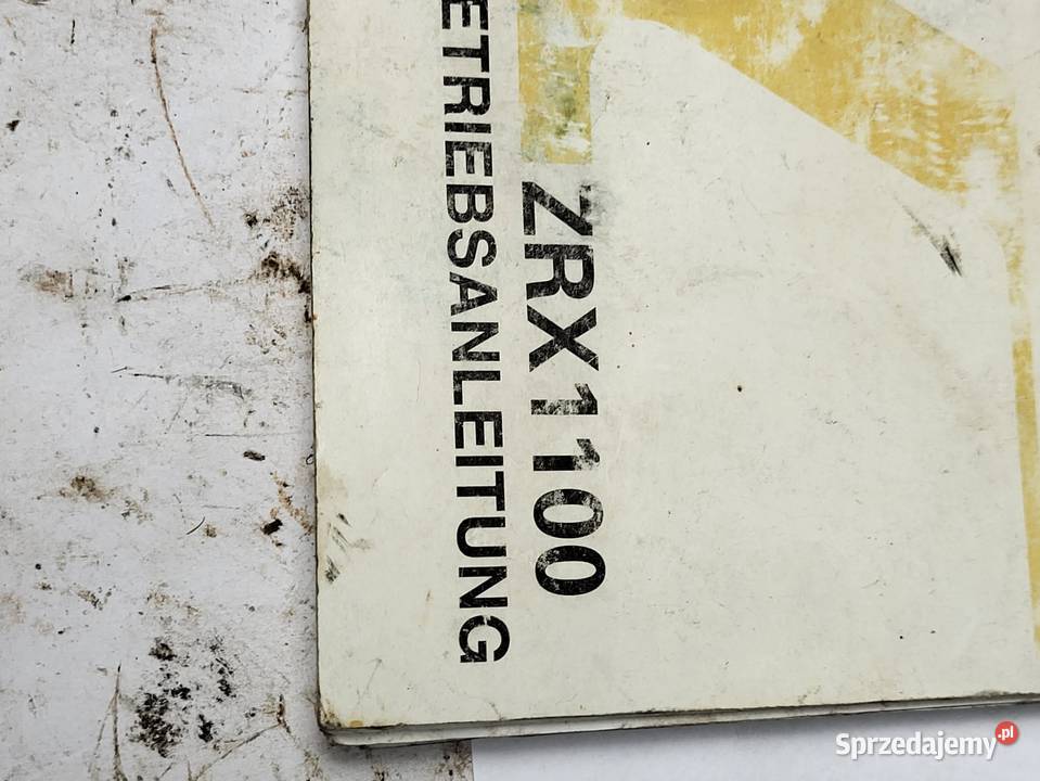 instrukcja obsługi kawasaki zrx1100 Rybnik