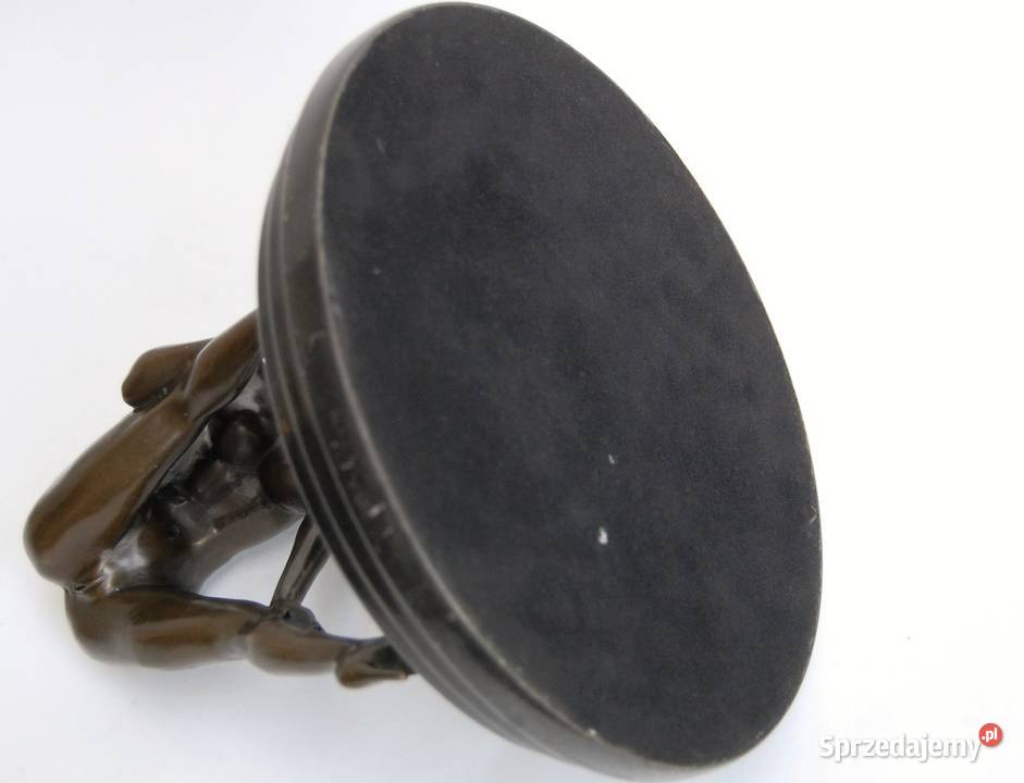 Naga kobieta akt erotyk rzeźba brąz Mavchi