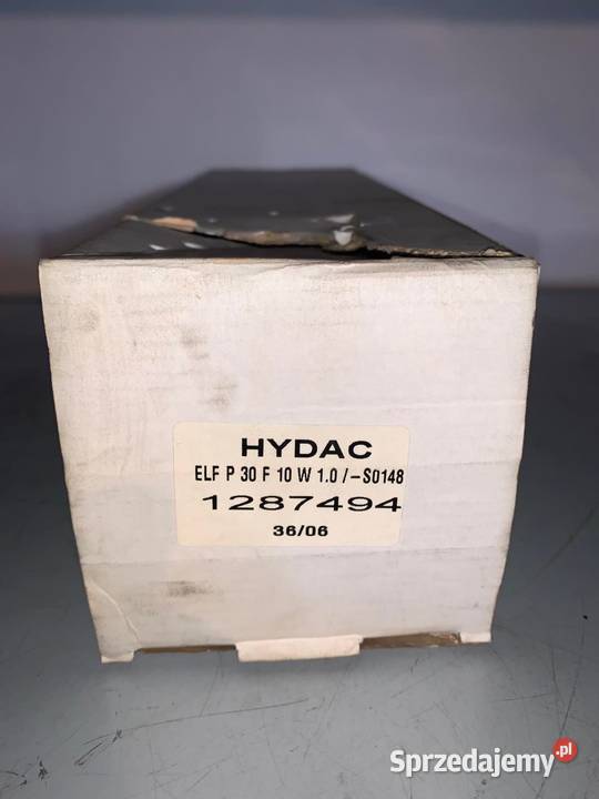 Hydac ELF P 30 F 10 W 10 Hydraulic Filter Tank Instalacje Warszawa