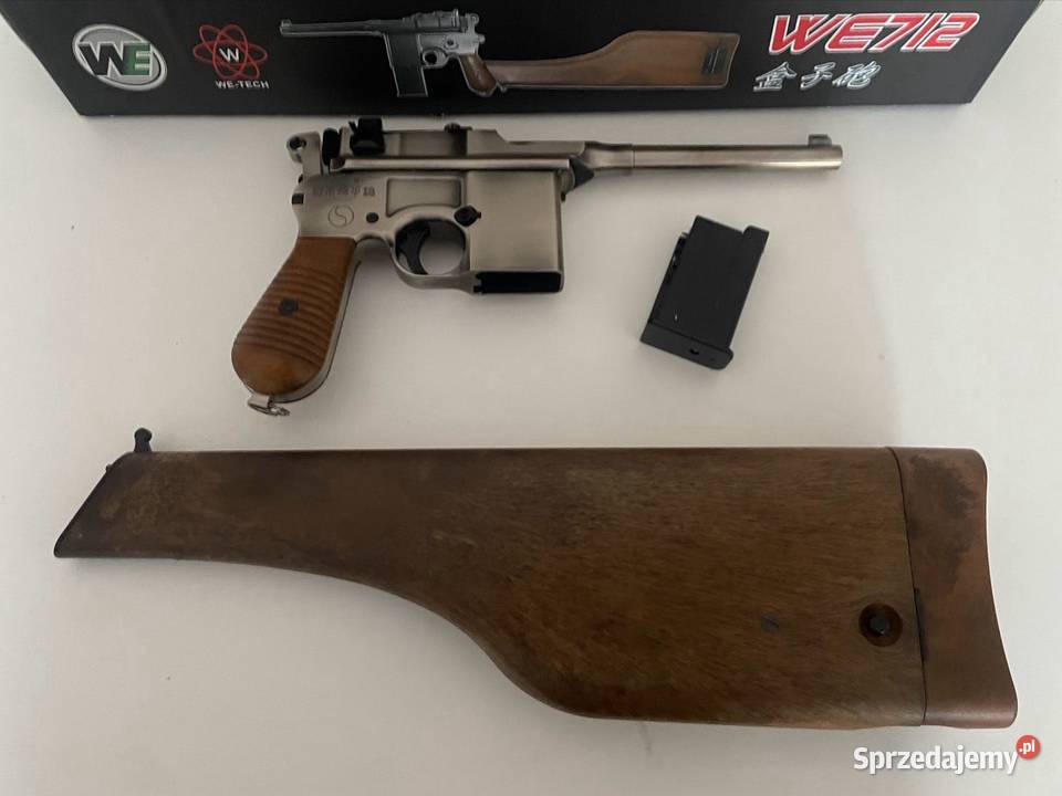 Pistolet ASG Mauser C96 Sporty strzeleckie i myślistwo Wadowice