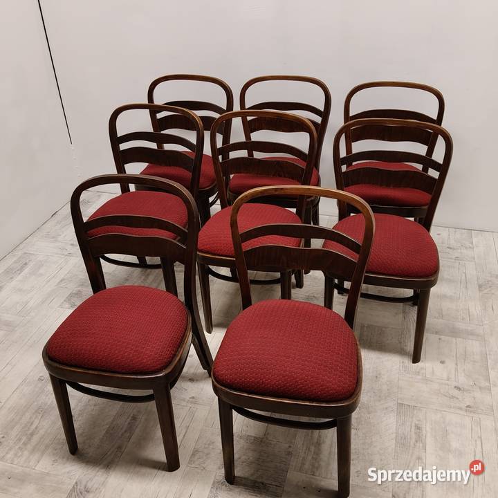 krzesła krzesło model Thonet komplet osiem sztuk Radomsko