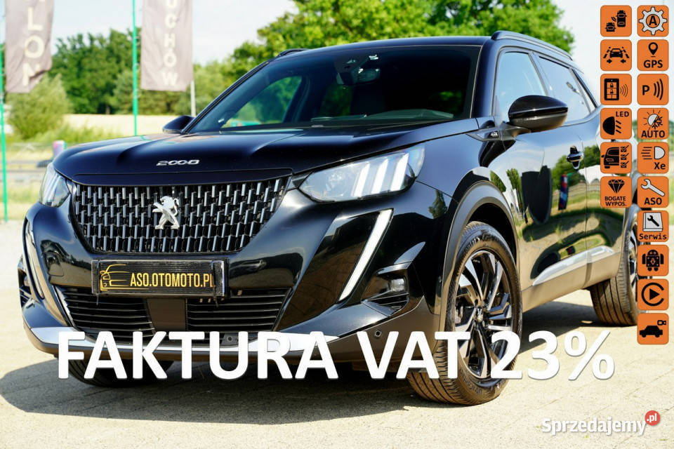 Peugeot 2008 GT skóra BLIS nawi kamera FUL LED isofix opolskie Otmuchów