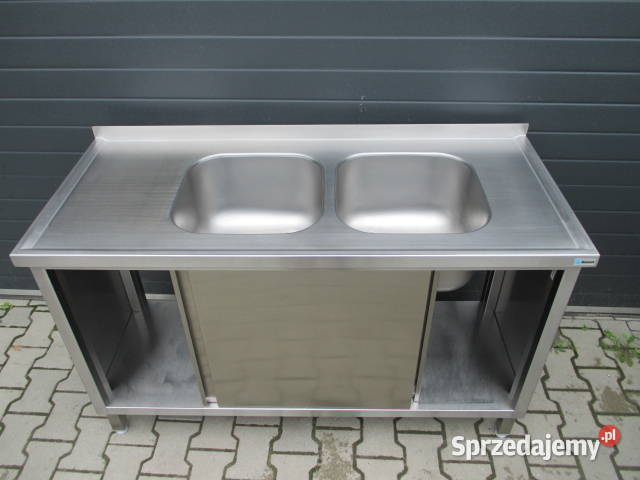 Zlew Gastronomiczny 2 Komorowy Drzwi Suwane wielkopolskie Ostrów Wielkopolski