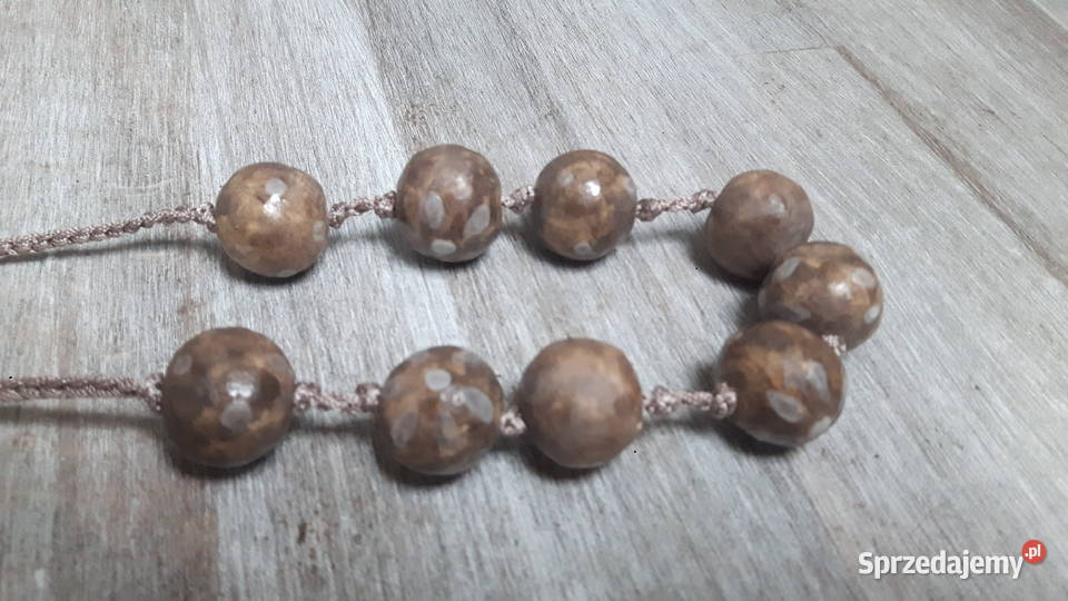 Naszyjnik ceramiczny ręcznie wykonany Otwock