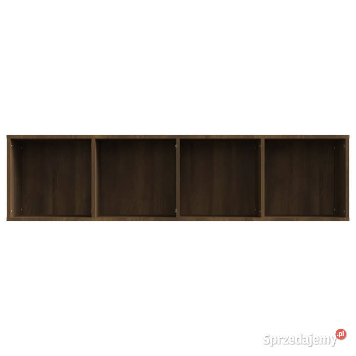 Regał na książkiszafka RTV brązowy dąb 143x30x36 Warszawa
