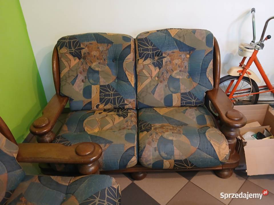 Komplet wypoczynkowy dębowy Chojnów