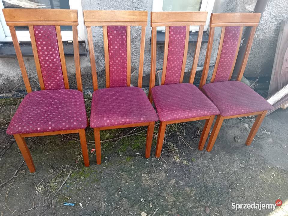 Sprzedam komplet krzeseł Piotrków Kujawski