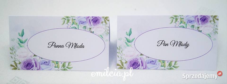 Winietki wykonane na zamówienia ŚLUB Wedding Zielona Góra