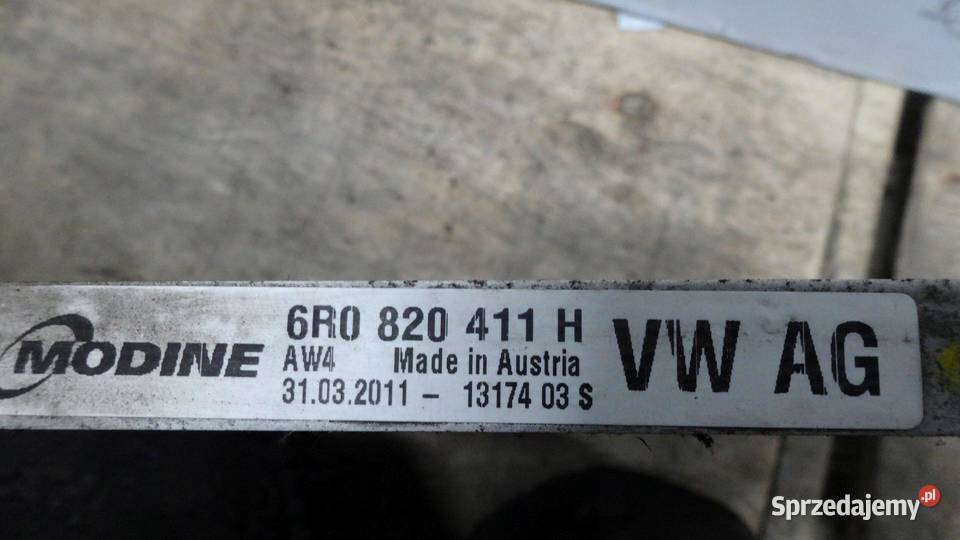 SKODA ROOMSTER LIFT 12 TSI 11r chłodnica