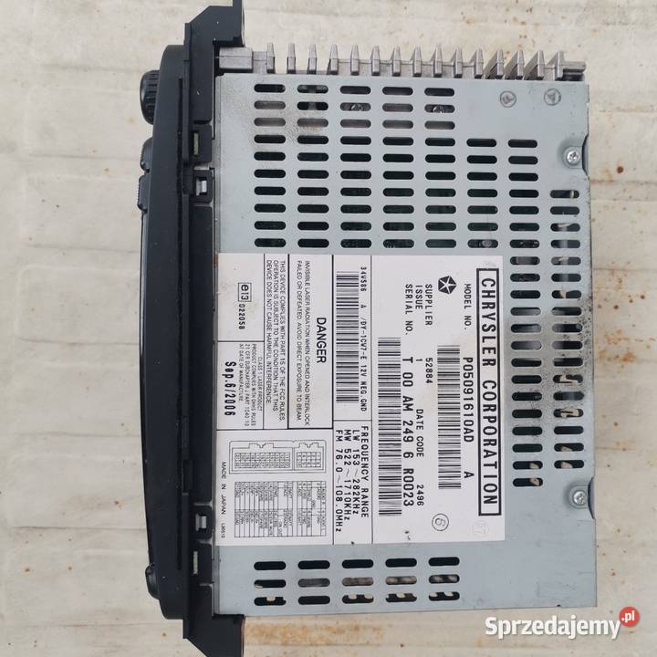 Radio samochodowe Chrysler Voyager