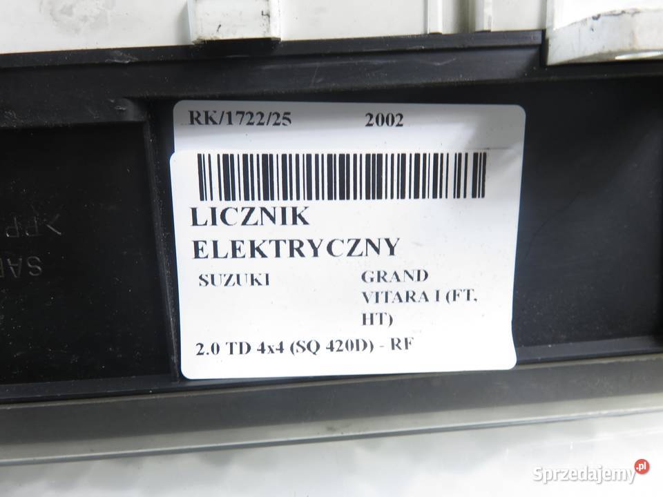 LICZNIK SUZUKI GRAND VITARA I 20 TD 87 4x4