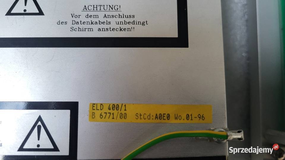 Monitor do wtryskarki Battenfeld Bachmann ELD Białogard