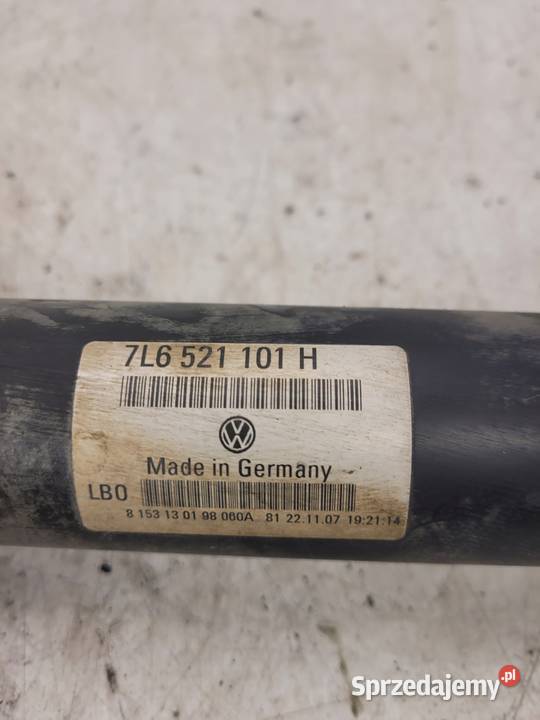 WAŁ NAPĘDOWY AUDI Q7 4L 7L6521101H Przystajń