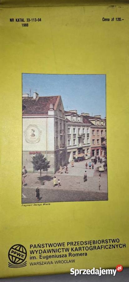 Białystok Plan Miasta 1988 r Oryginał PRL Rzadki wielkopolskie Ostrów Wielkopolski