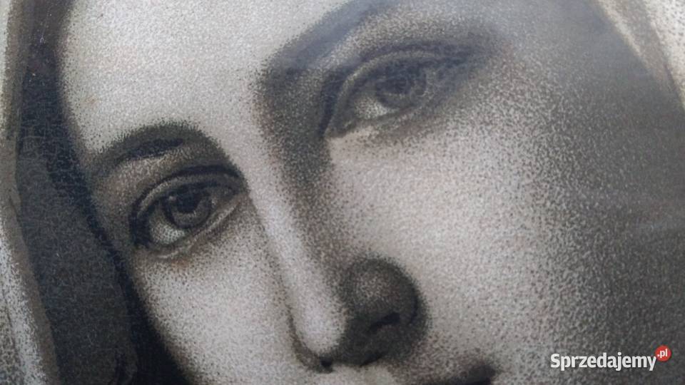 STARE ŚWIĘTE OBRAZKI JEZUS MARIA OLEODRUK mazowieckie Warszawa