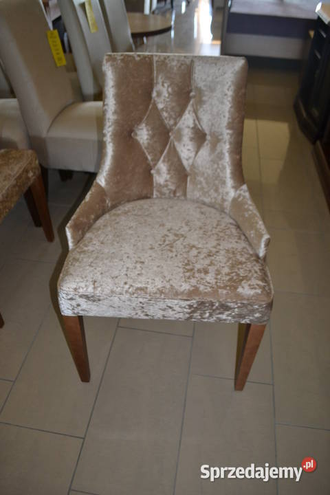 Krzesło LUX tkanina VELVET 8 Wyprzedaż Stoły, krzesła, biurka Dobrodzień