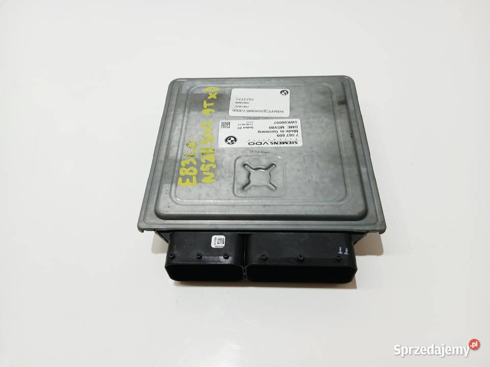 KOMPUTER STEROWNIK SILNIKA BMW X3 E83 LIFT N52 osobowe lubelskie