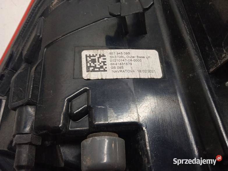 LAMPA TYŁ LEWA 5D EU LED 657945095 Skoda Scala I