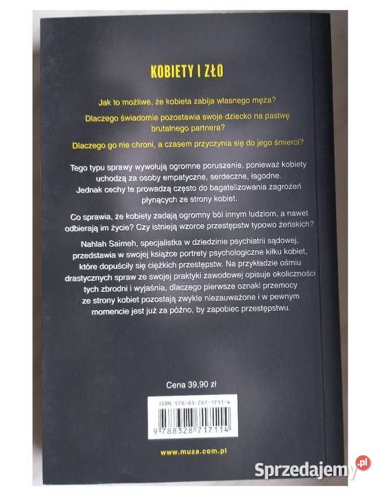 Morderczynie i psychopatki Nahlah Saimeh Proza i poezja