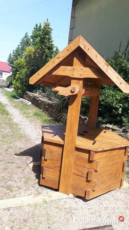 Studnia ogrodowa drewniana Mega solidna Bodzentyn