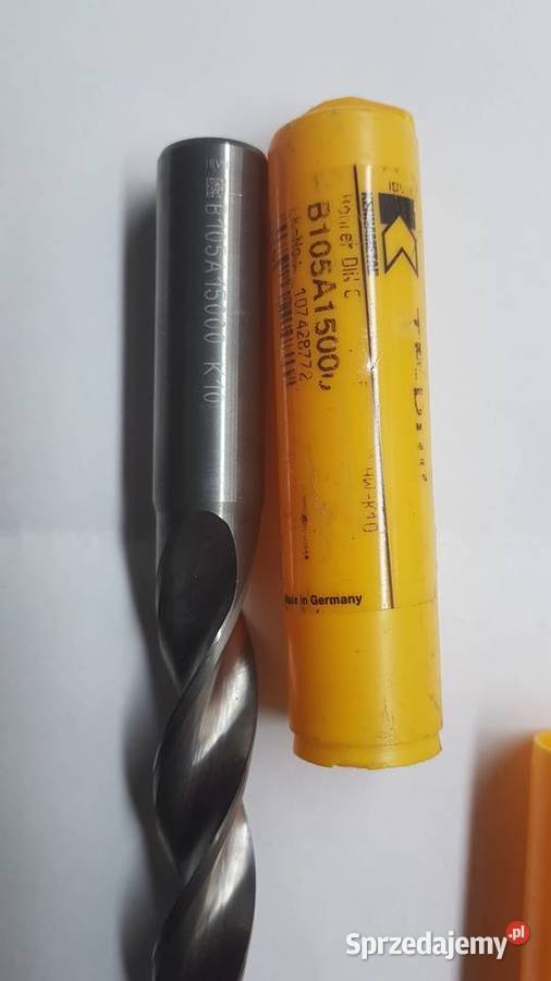 Wiertło15vhm kennametal B105A1500 k10 Gliwice