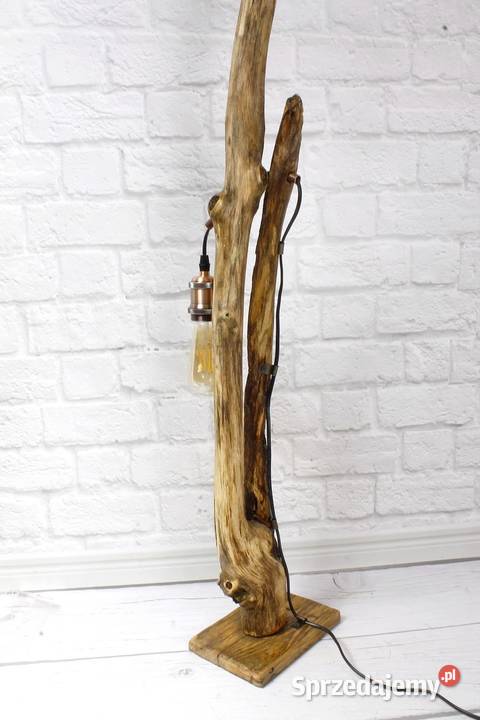 Piękna lampa gałęzi handmaderękodzieło Zielona Góra