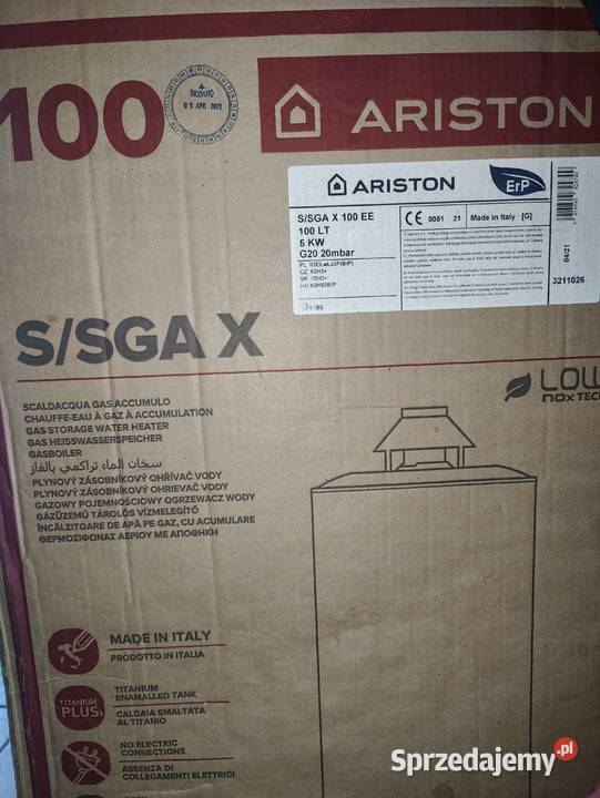 Podgrzewacz gazowy Ariston SSGA X 100 Wojnicz