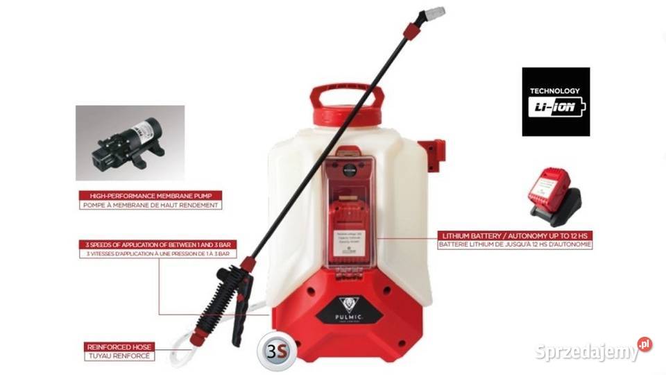 PULMIC PEGASUS 15 INDUSTRIAL VITON OPRYSKIWACZ wielkopolskie Opalenica sprzedam