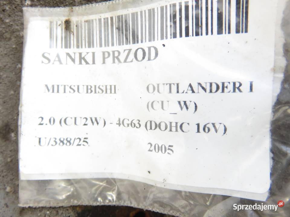 SANKI PRZÓD MITSUBISHI OUTLANDER I 20 małopolskie