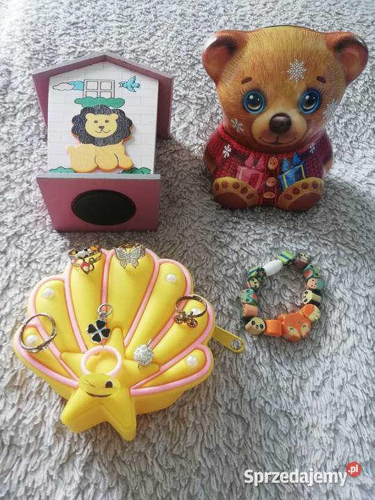 Zabawki biżuteria skarbonki lampka Metal  pomorskie