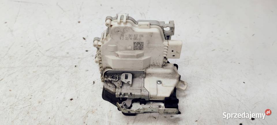 ZAMEK DRZWI PRAWY PRZÓD AUDI A1 8X1837016 6 PIN