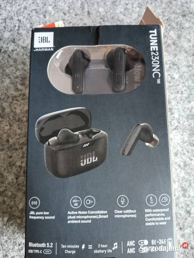 Słuchawki JBL Dokanałowe Tune 230 NC Strachówka